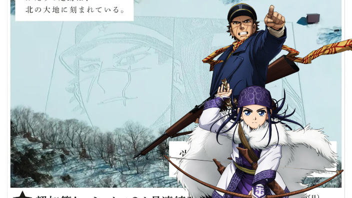Golden Kamui: la conclusione del manga festeggiata con un disegno... sulla neve!
