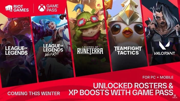 Riot Games porta i suoi titoli su Xbox Games Pass