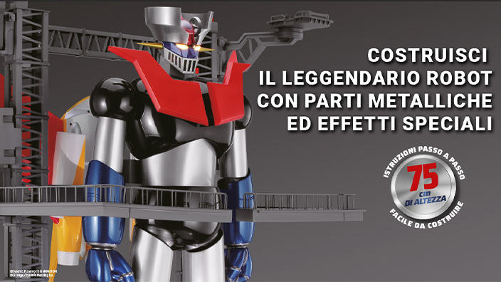 Mazinga Z:  dal 6  giugno in edicola il modellino per il 50° anniversario