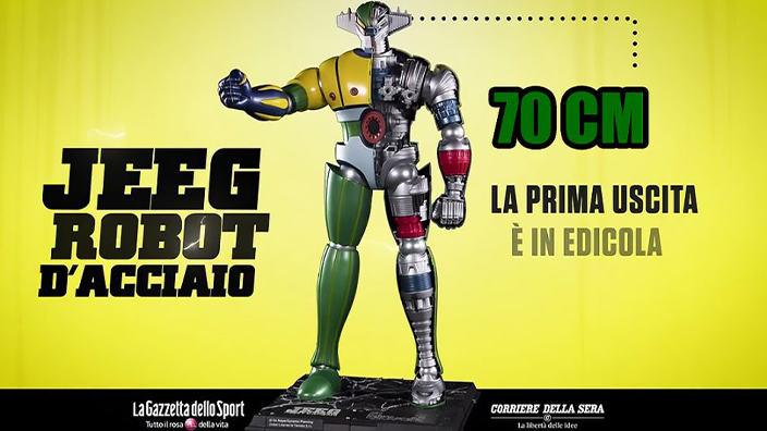 Jeeg Robot d’Acciaio: in arrivo in edicola il modellino alto 70 cm