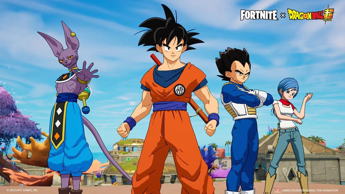 Il crossover Fortnite e Dragon Ball è disponibile