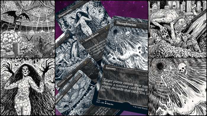 Magic the Gathering incontra Junji Ito in Secret Lair