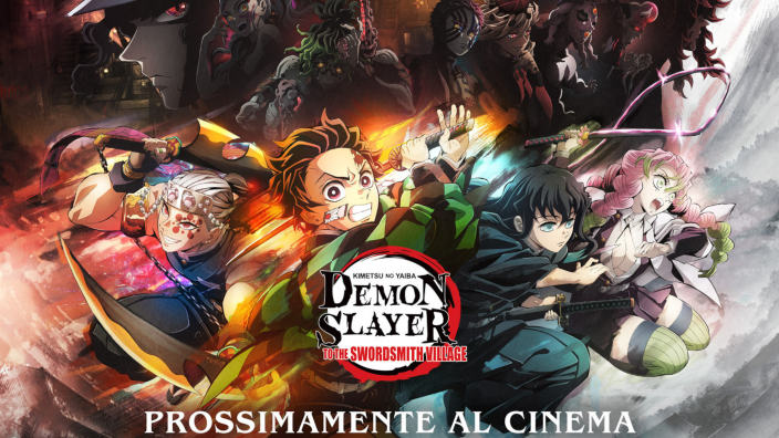 Crunchyroll porterà al cinema il film Demon Slayer: Kimetsu no Yaiba - Verso il villaggio dei forgiatori di katana
