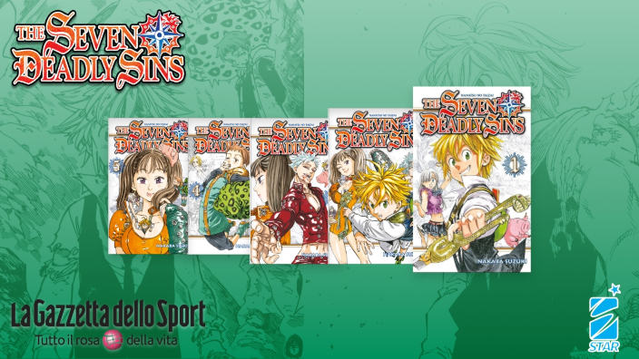 The Seven Deadly Sins: nuova edizione con La Gazzetta dello Sport e Star Comics