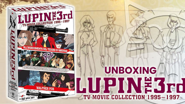 Lupin III - TV Movie Collection 1995-1997 - Unboxing del BD Yamato Video e Eagle Pictures