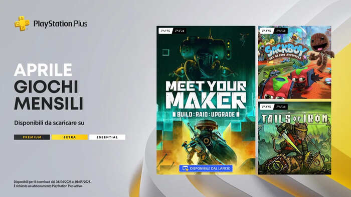Annunciati i giochi gratuiti di PlayStation Plus di aprile 2023