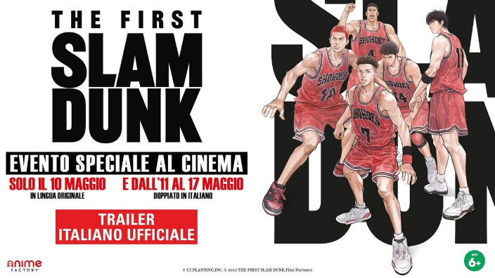 The First Slam Dunk: ecco il primo trailer doppiato in italiano