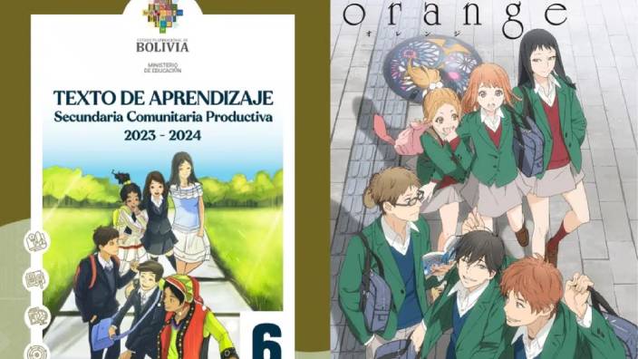 Bolivia: plagiate delle immagini di anime nei libri di testo scolastici