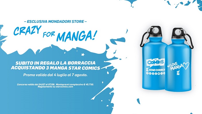 Star Comics e Mondadori presentano l'iniziativa Crazy For Manga