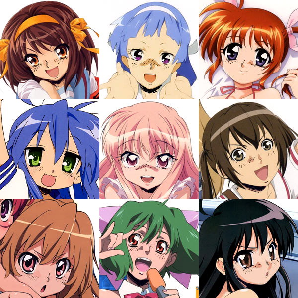 Anime Design Evolution 08 - Collage Finale Anime Design Evolution 08 - Collage Finale