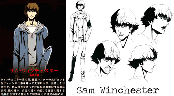 Supernatural The Animation - Artwork 01 - Sam Winchester