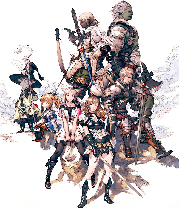 Final Fantasy XIV - Artwork by Akihiko Yoshida