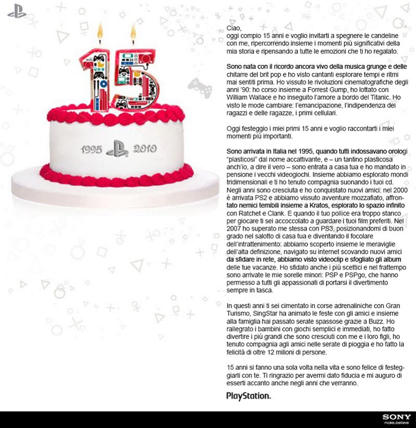 Buon Compleanno Playstation Animeclick