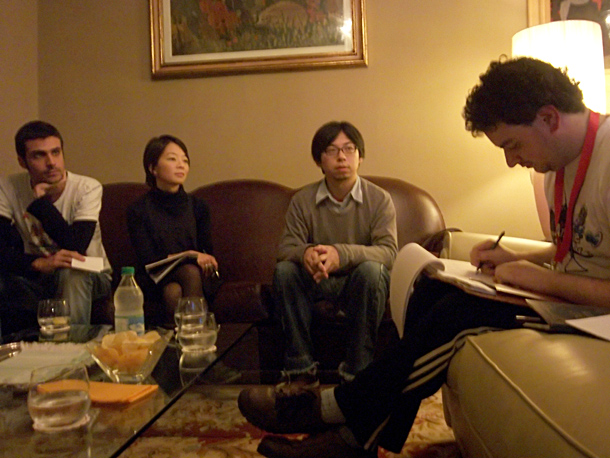 Etorouji Shiono Intervista (Foto scattata con Kodak EasyShare M550) Etorouji Shiono Intervista (Foto scattata con Kodak EasyShare M550)