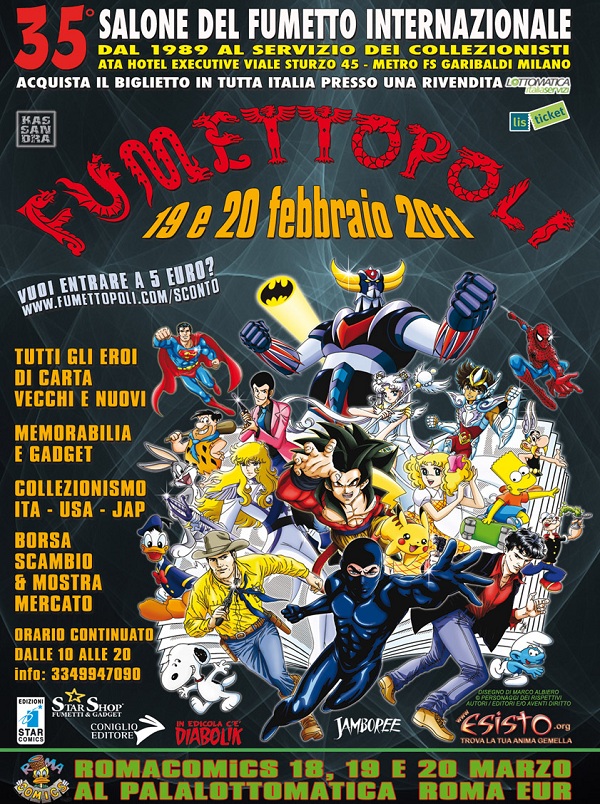 35ma FUMETTOPOLI: 19 e 20 Febbraio 2011, Milano 35ma FUMETTOPOLI: 19 e 20 Febbraio 2011, Milano