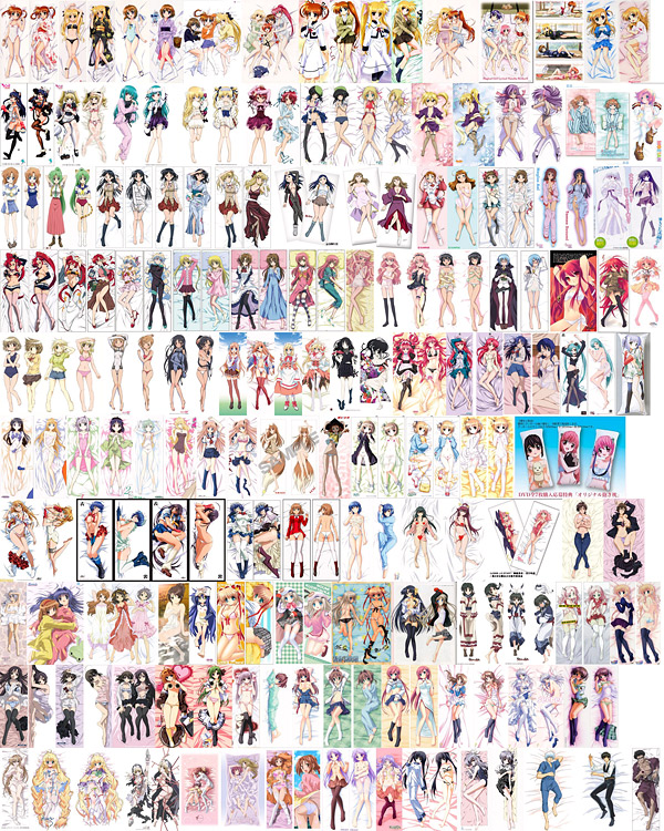 Dakimakura Anime Collage