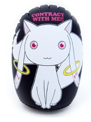 punching Kyubey balloon punching Kyubey balloon