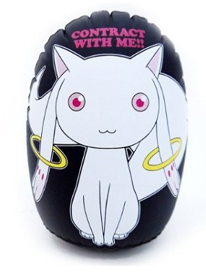 punching Kyubey balloon