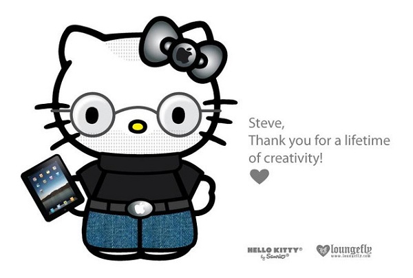 Sanrio e Hello Kitty ringraziano Steve Jobs