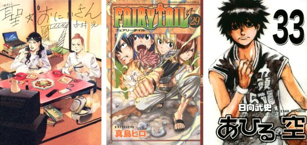 Cover Top 20 23/10/2011 - [Saint Youngmen] [Fairy Tail] [Ahiru]