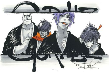 Gorillaz by Tite Kubo Gorillaz by Tite Kubo