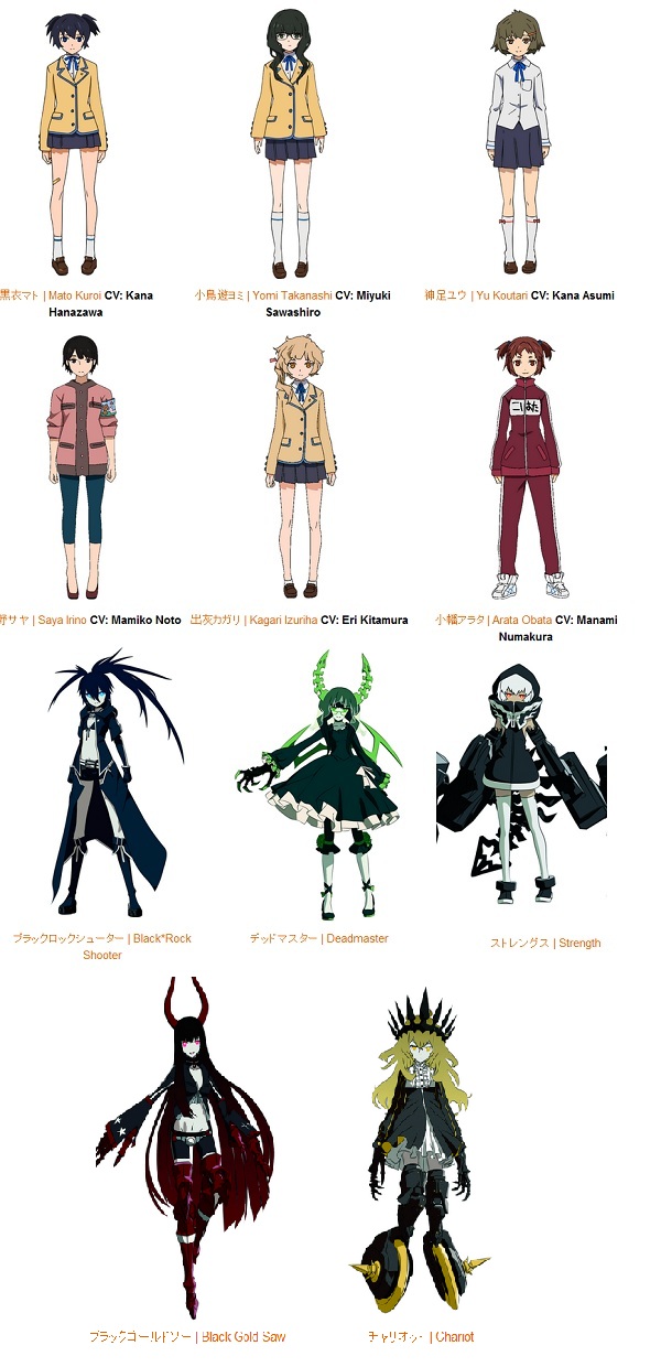Black Rock Shooter _ character design Black Rock Shooter _ character design