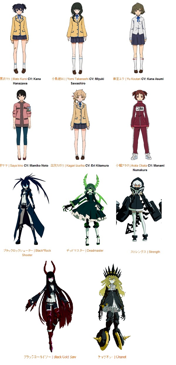 Black Rock Shooter _ character design