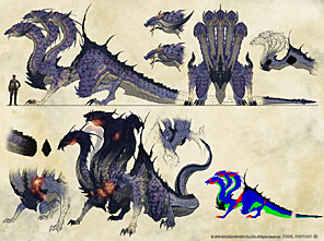 Final Fantasy XIV 2.0 E3 2012 - 29 - Artwork 15 - Monster 05 - Tiamat