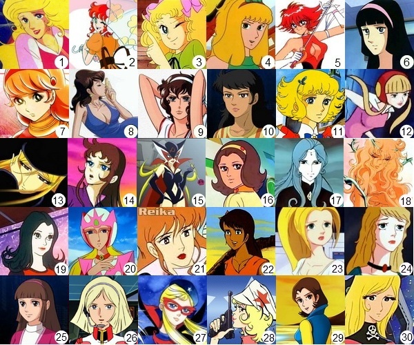 Miss Sexy Anime 70 mosaico