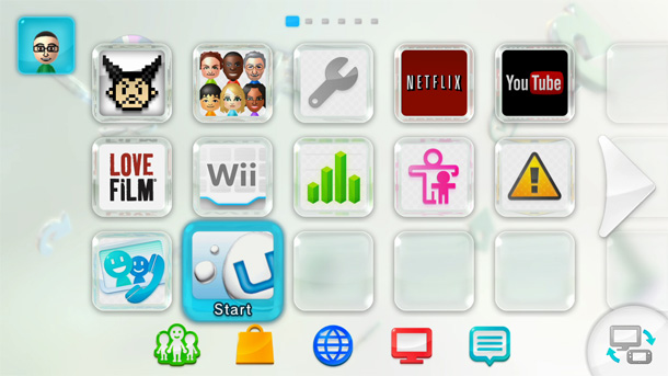 Wii U menu Wii U menu