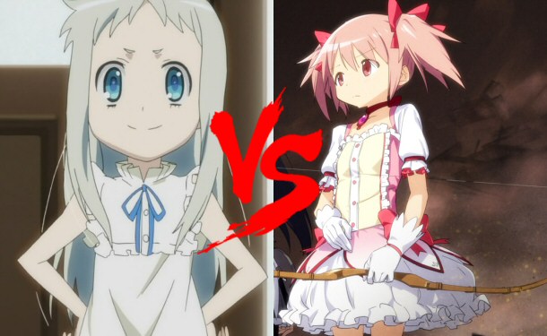 anohana vs madoka anohana vs madoka
