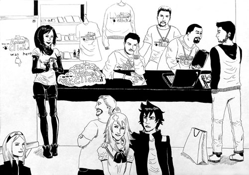 Disegna lo stand di AnimeClick.it Lucca 2012 - Elaborato 6