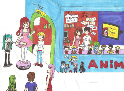 Disegna lo stand di AnimeClick.it Lucca 2012 - Elaborato 14