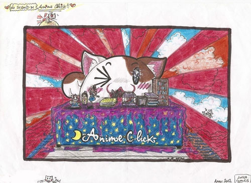 Disegna lo stand di AnimeClick.it Lucca 2012 - Elaborato 16