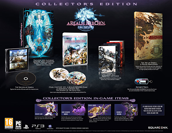 Final Fantasy XIV - A Realm Reborn Collector's Edition Bonus HD
