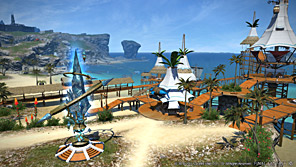 Final Fantasy XIV - Camp Bloodshore in A Realm Reborn