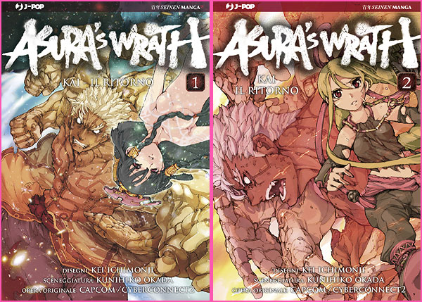 Asura’s Wrath Kai J-Pop, miniserie completa in 2 volumi