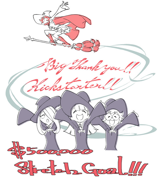 Little Witch Academia 2 goal 500.000$