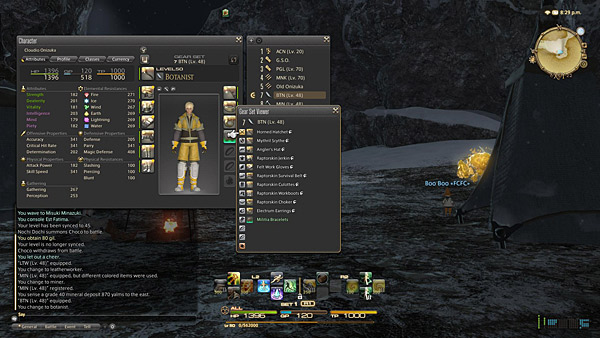 Final Fantasy XIV Online - A Realm Reborn Review - Recensione - 043 - Gear Sets