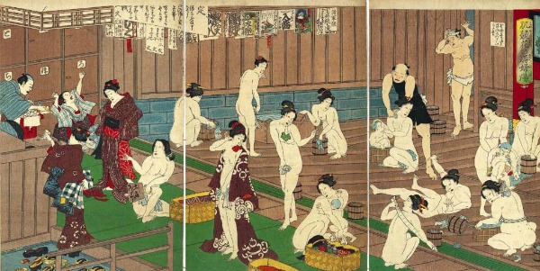 Onsen stampa antica Onsen stampa antica