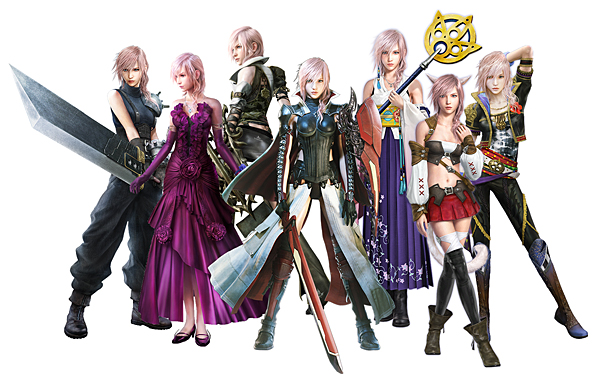 Lightning Returns: Final Fantasy XIII costumi