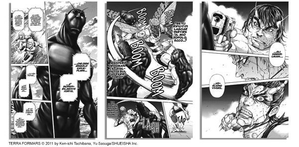 Terra Formars tre tavole anteprima Terra Formars tre tavole anteprima