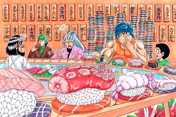 Toriko illustrazione full - gnam gnam Toriko illustrazione full - gnam gnam