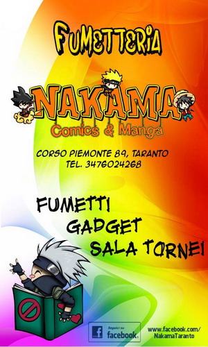 Volantino fumetteria Nakama Volantino fumetteria Nakama
