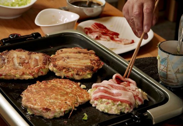 street food okonomiyaki street food okonomiyaki