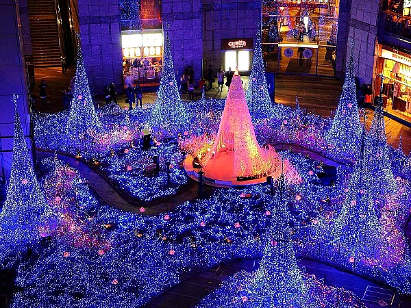 Natale luci shiodome Natale luci shiodome