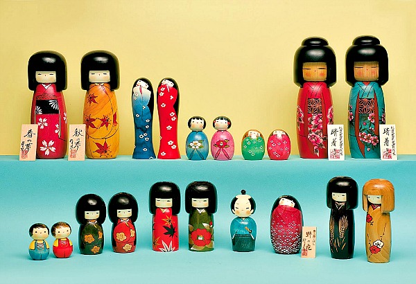 Kokeshi vari tipi Kokeshi vari tipi