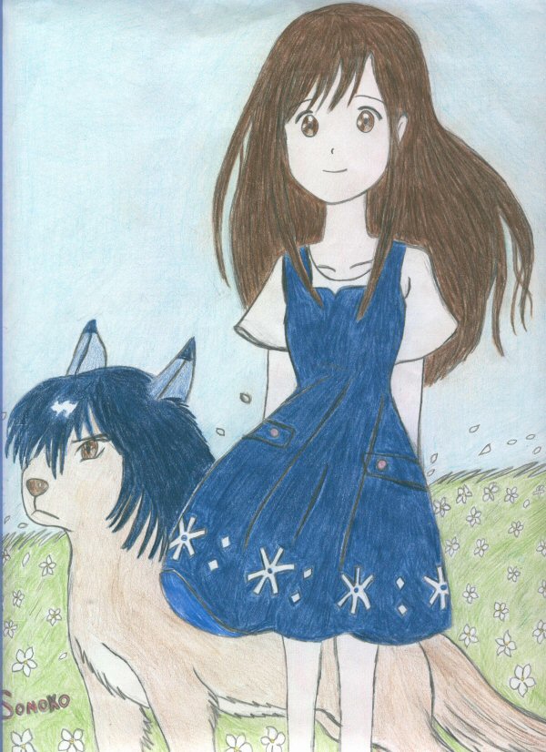 Disegna Wolf Children #3