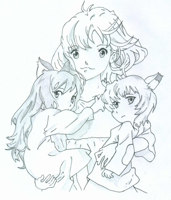 Disegna Wolf Children #5 Disegna Wolf Children #5
