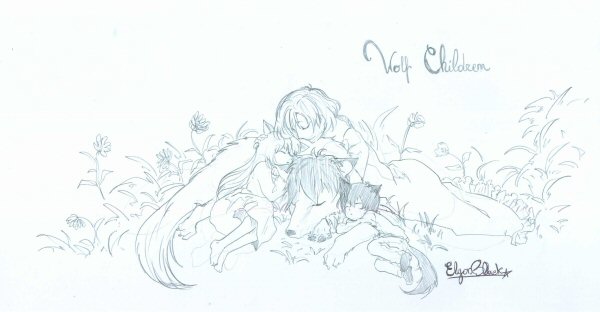Disegna Wolf Children #6 Disegna Wolf Children #6